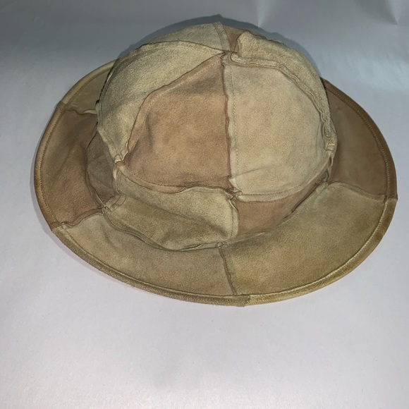 vintage auth CHANEL size 56cm suede BUCKET HAT main image 8